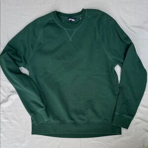 Lands' End Forest Green Crewneck Sweatshirt